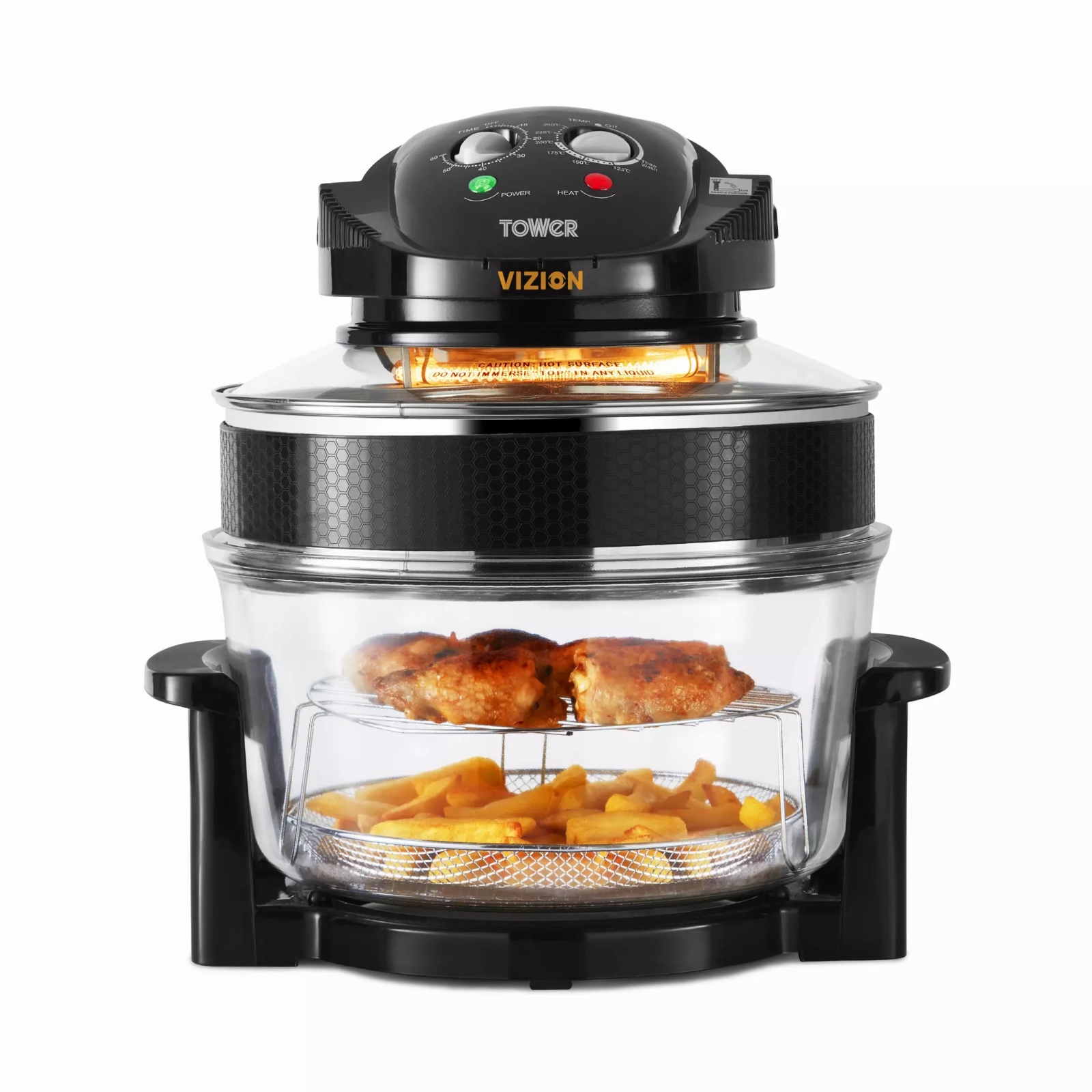 Tower T14048 12L T14048 Halogen Low Fat Air Fryer Tower 12L T14048 Halogen Low Fat Air Fryer