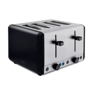 Tower T20086BLK Sera 4 Slice Toaster Black Tower Sera 4 Slice Toaster Black