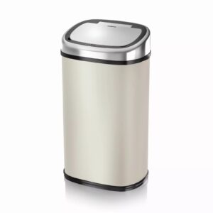 Tower 58L Square Sensor Bin Almond