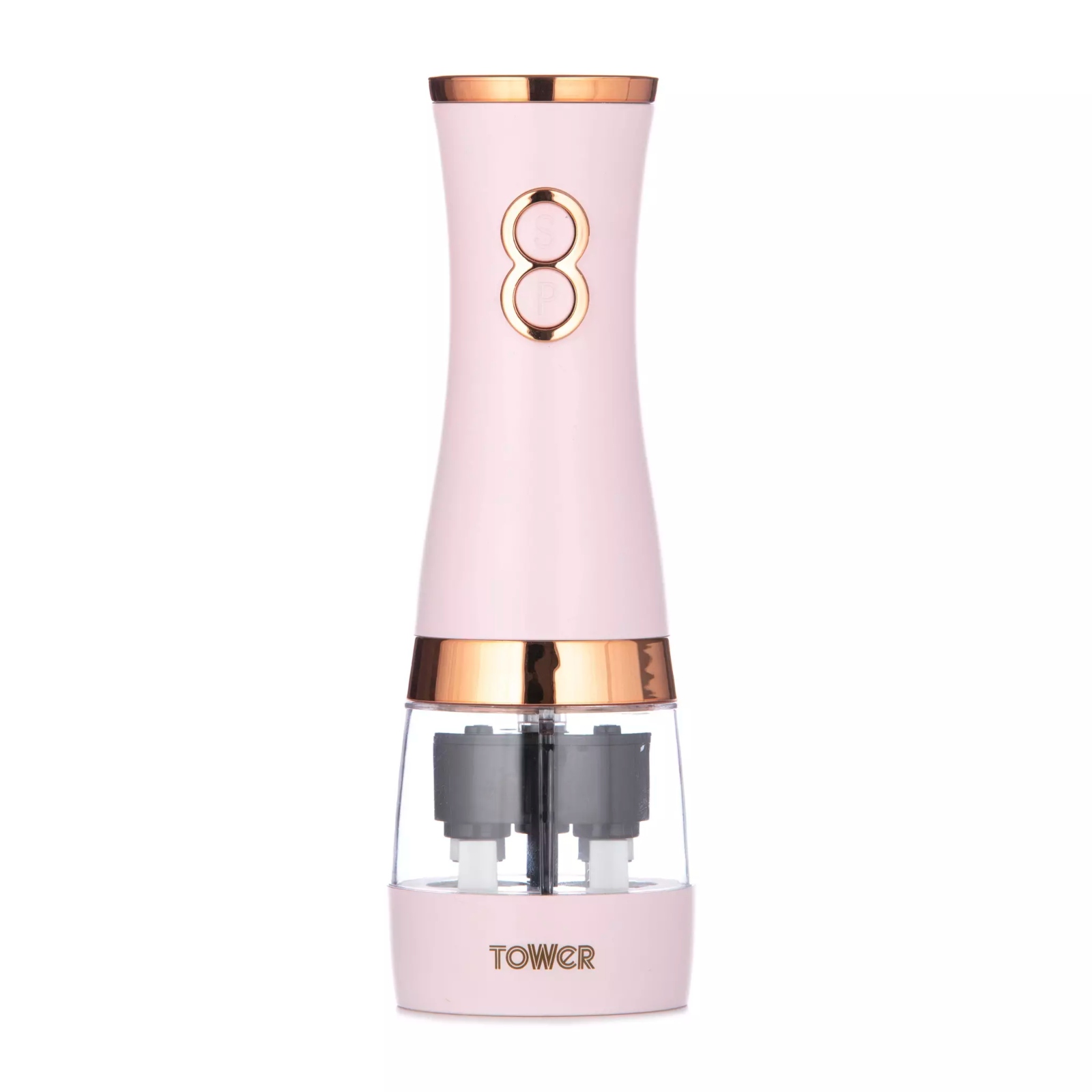 Tower T847004PNK Cavaletto Duo Salt And Pepper Mill Pink Tower Cavaletto Duo Salt And Pepper Mill Pink