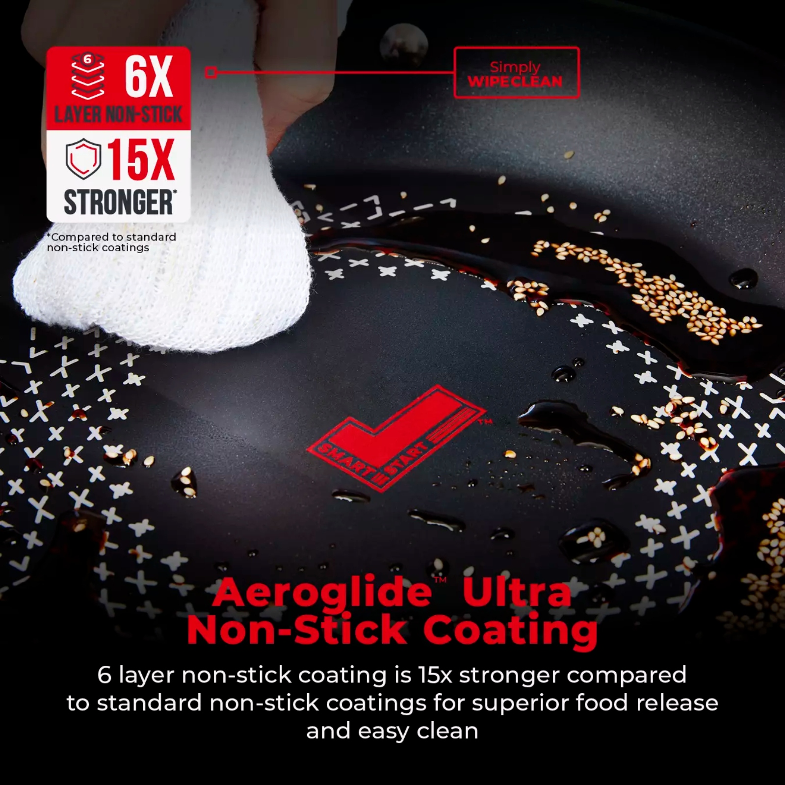 Tower T900301 Smart Start 28cm Ultra Forged Frying Pan Tower T900301 Smart Start 28cm Ultra Forged Frying Pan - Image 3