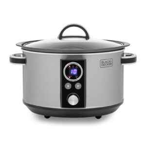 Black and Decker  BXSC16044GB  3.5L Digital Slow Cooker Sear And Stew  GREY