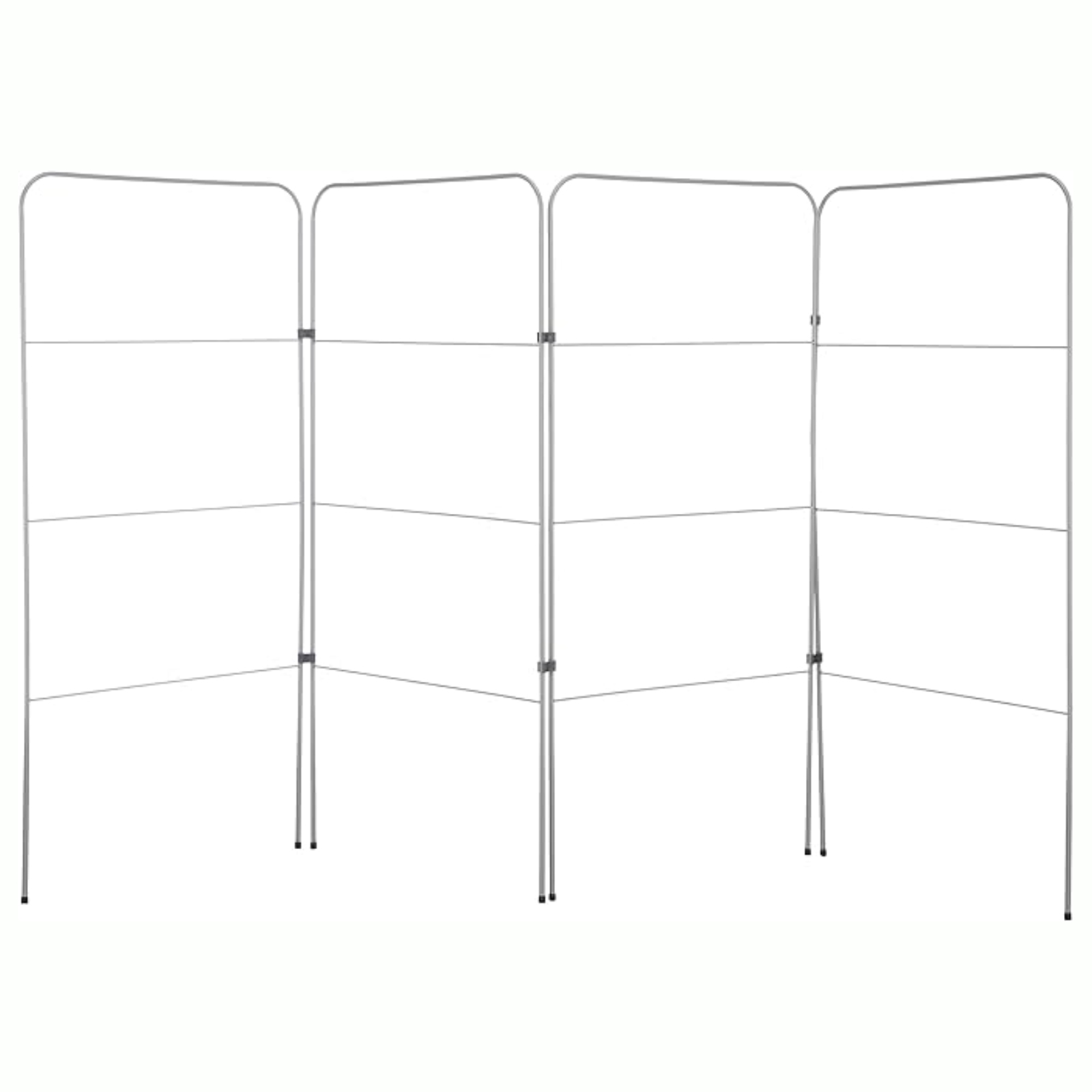 OurHouse 4 Panel Gate Folding Clothes Airer