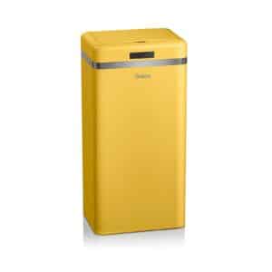 Swan Retro 45L Square Sensor Bin Yellow