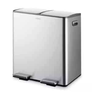 Tower 40 Litre Recycling Pedal Bin Stainless Steel