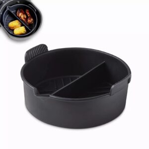 Tower Round Solid Silicone Tray With Divider