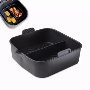 Tower Square Solid Silicone Tray With Divider