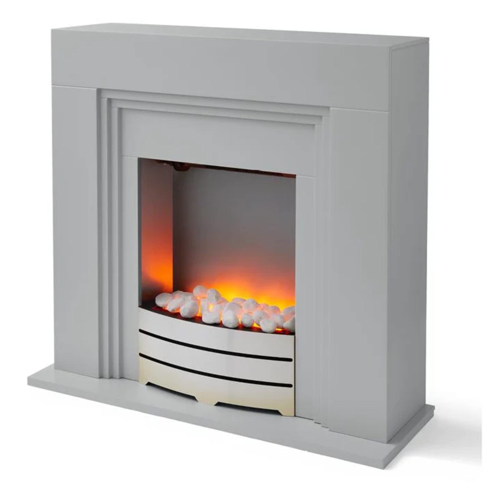 Tower York Fireplace Suite Grey