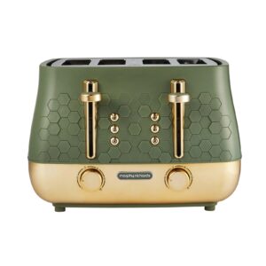Morphy Richards 243022 Cassini 4-Slice Green Toaster Green Morphy Richards Cassini 4-Slice Green Toaster Green