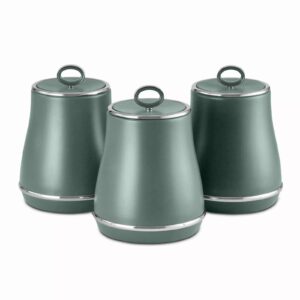 Tower Renaissance Set Of 3 Storage Canister Forest Green