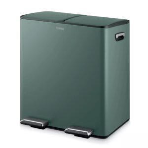 Tower 40L Recycling Pedal Bin Forest Green
