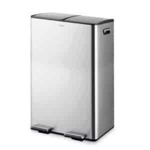 Tower 60 Litre Recycling Pedal Bin Stainless Steel