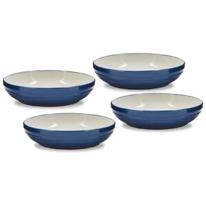 Barbary & Oak Foundry Pasta Bowls Set of 4 Blue