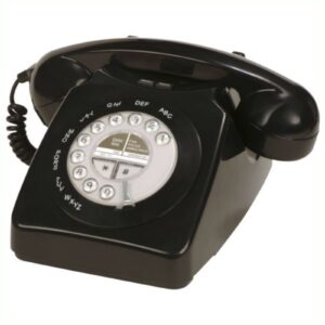 Binatone Retro 1971 Corded Telephone Black