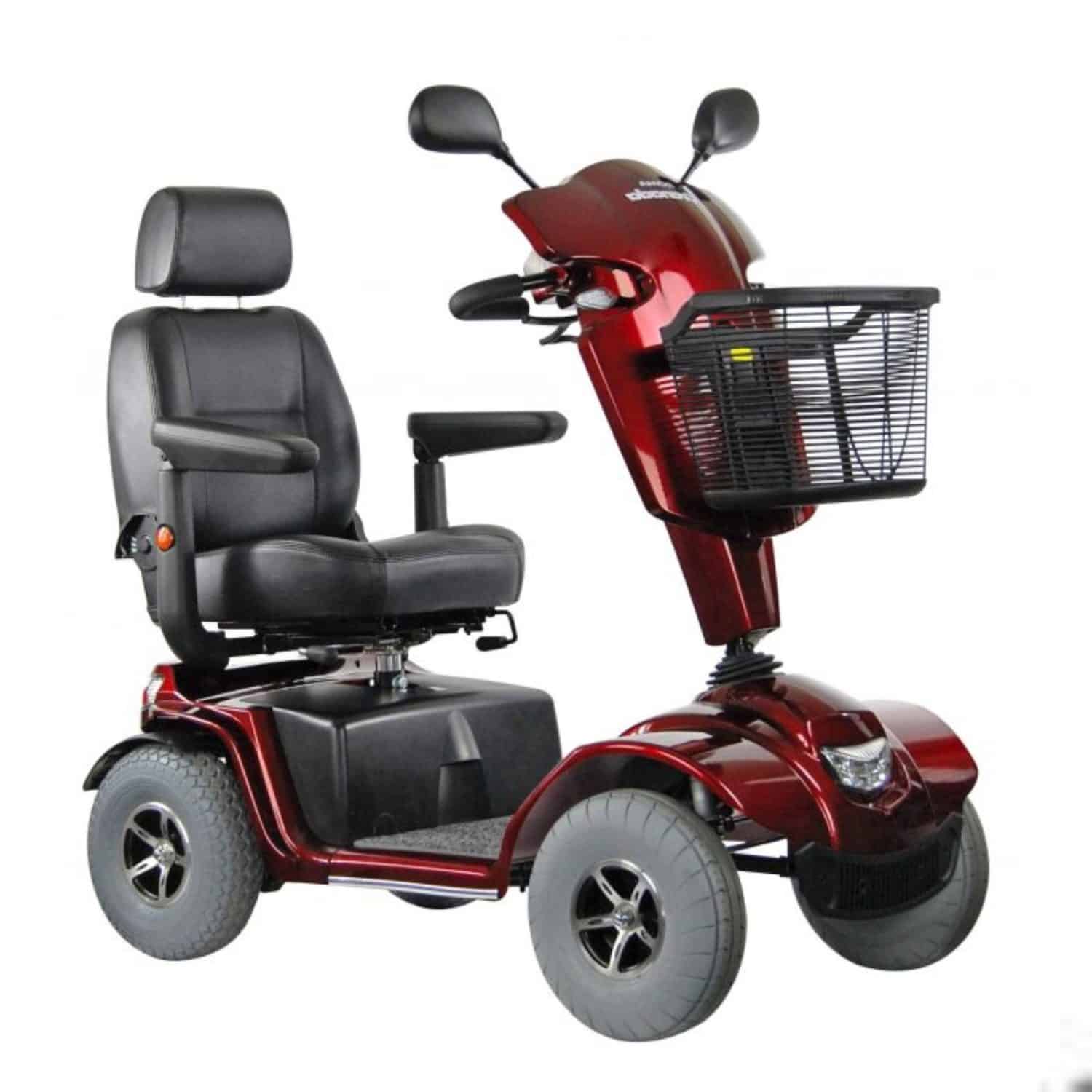 Roma Granada Mobility Scooter – Reclining Captain’s Seat – Red
