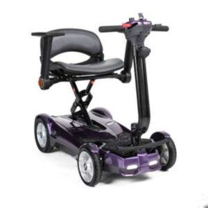 Drive UltraFold Auto Scooter – Speed Assist for Safer Cornering – Purple