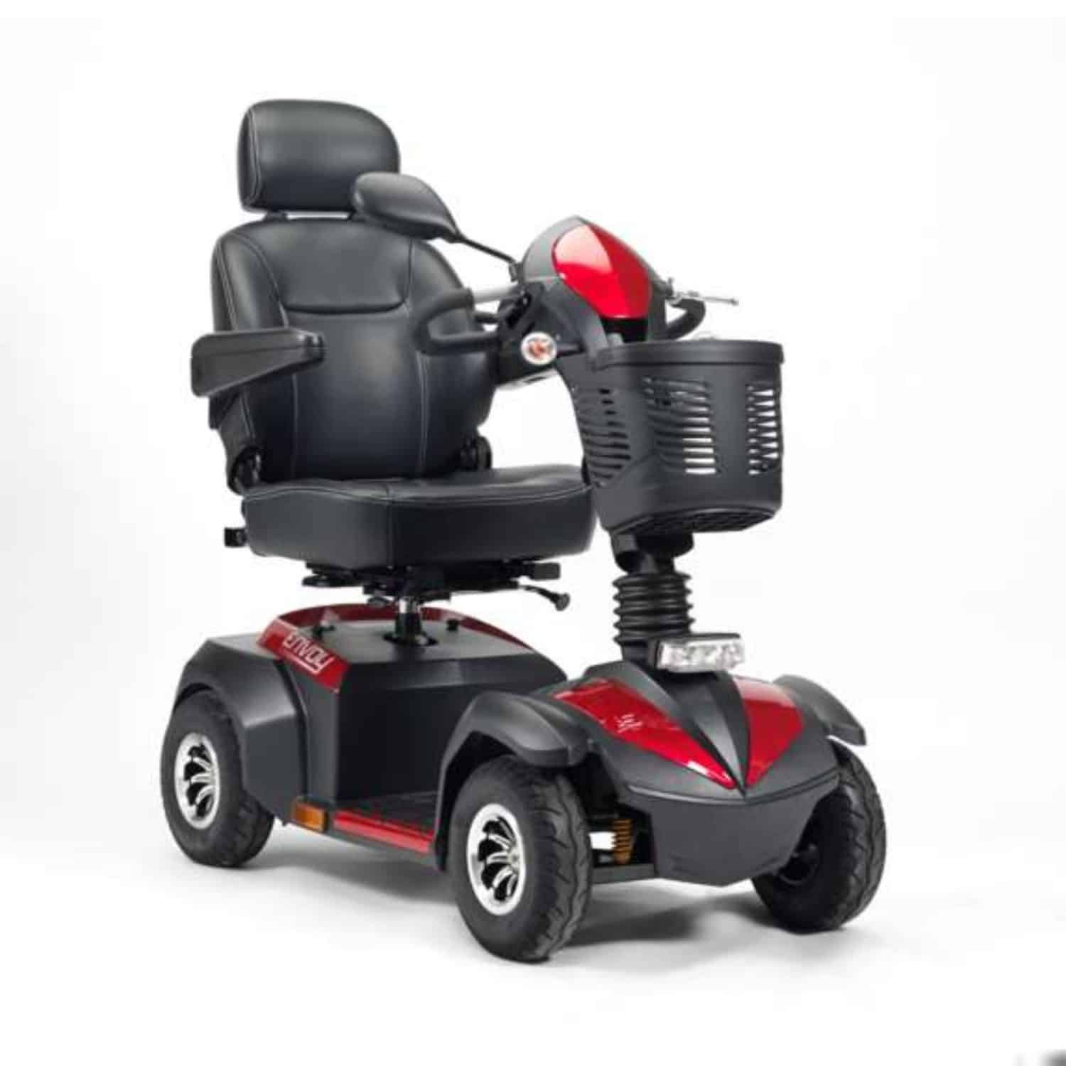 Drive Envoy Scooter – Full Suspension for Smooth Ride – Red