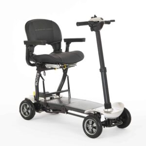 Motion Healthcare eDrive ? Silver | Stylish Folding Mobility Scooter 9 Mile Range