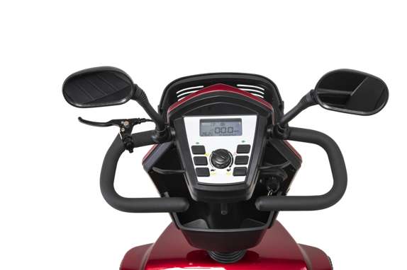 Drive Safari 8MPH Mobility Scooter – All Terrain Ready – Red Drive Safari 8MPH Mobility Scooter - All Terrain Ready - Red - Image 4