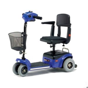 Shoprider Whisper Scooter – Quick to Dismantle for Travel – Blue