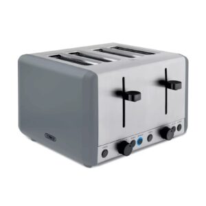 Tower T20086GRY Sera 4 Slice Toaster Grey Tower Sera 4 Slice Toaster Grey
