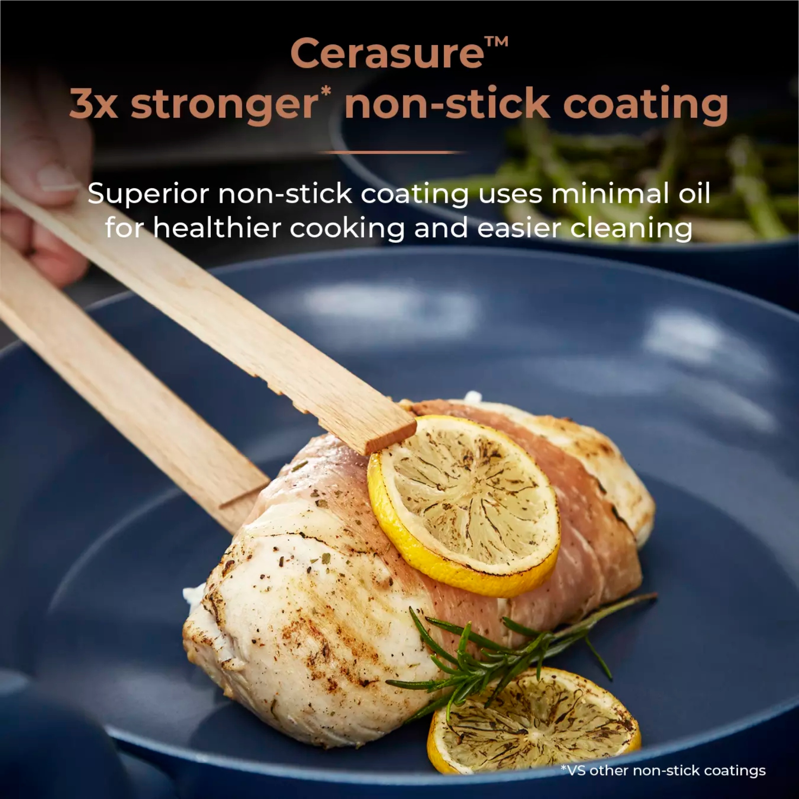 Tower T800232MNB Cavaletto 5 Piece Cookware Set Blue Tower T800232MNB Cavaletto 5 Piece Cookware Set Blue - Image 3