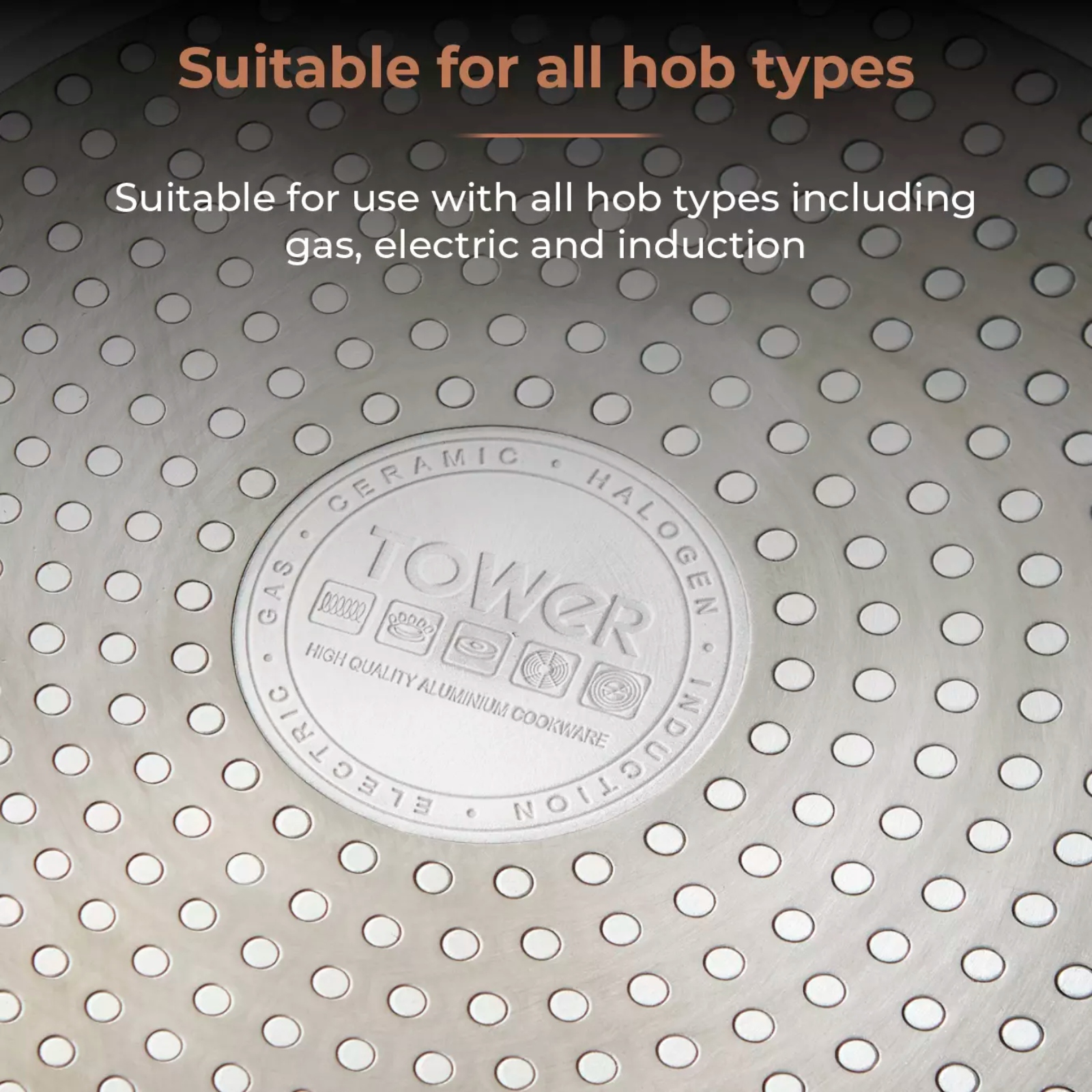 Tower T800232MNB Cavaletto 5 Piece Cookware Set Blue Tower T800232MNB Cavaletto 5 Piece Cookware Set Blue - Image 4