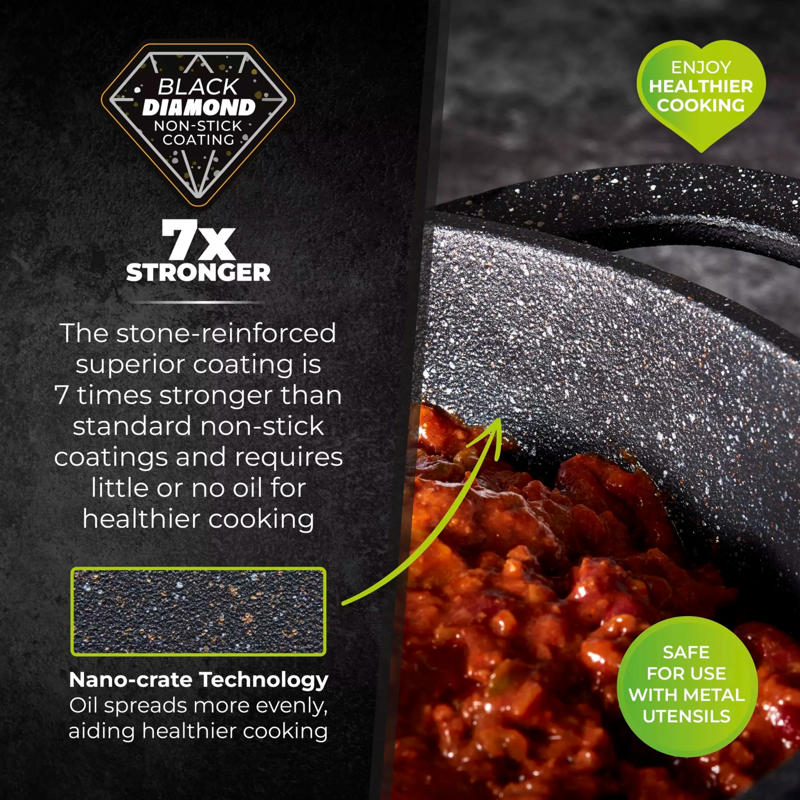 Tower T900191 Precision 28cm Shallow Casserole Dish with Aluminium Lid Tower T900191 Precision 28cm Shallow Casserole Dish with Aluminium Lid - Image 2