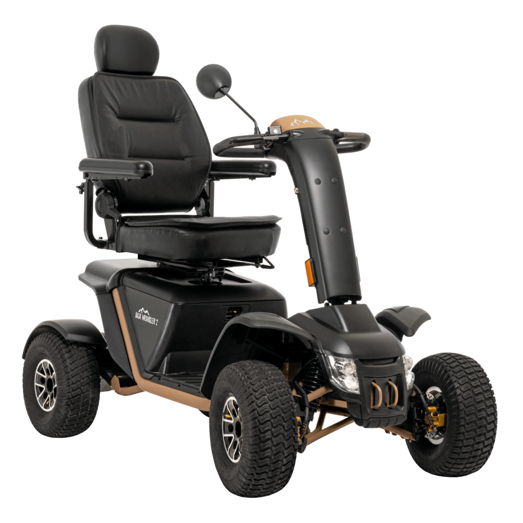 Pride Wrangler Off-Road Mobility Scooter – All-Terrain Capability – Desert Sand