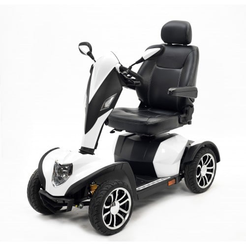 Drive Cobra Mobility Scooter – High-Speed 8mph Performance – White
