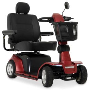 Pride Maxima 4 Wheel Scooter In Red – Heavy-Duty Suspension & Power