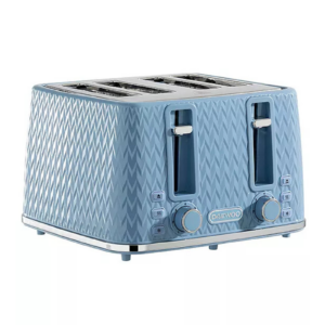 Daewoo Argyle 4 Slice Toaster SDA1866RM – Light Blue
