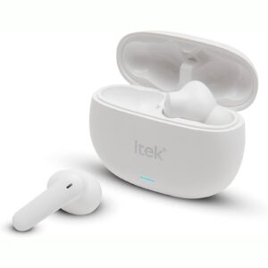 Itek TWS Earbuds & Charging Case White