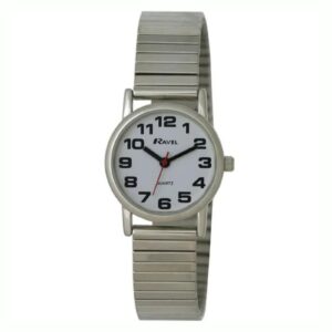 Ravel R0208.02.2S Women’s Easy Read Watch with Bold Numbered Dial
