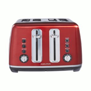 Morphy Richards Accents 4 Slice Toaster Red