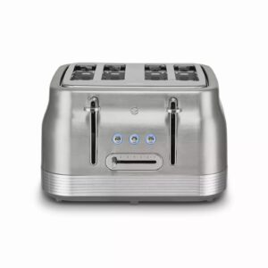 Swan ST19029SS Retro Variable Width Four Slice Toaster Stainless Steel