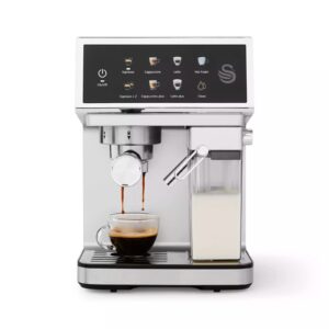 Swan Digital One-Touch Espresso Machine with Automatic Milk Frother