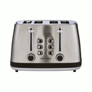 Morphy Richards Mexborough Slice Toaster Stainless Steel & Black