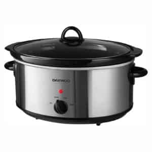Daewoo 6.5L Slow Cooker Stainless Steel